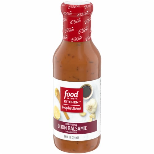 Food Network Inspirations French Style Dijon Balsamic Vinaigrette Dressing Perspective: right