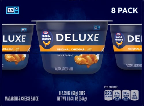 Kraft Deluxe Macaroni & Cheese Dinner Cups Perspective: right