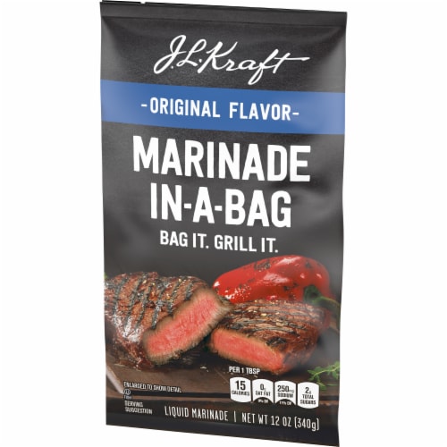 Kraft Marinade In-A-Bag Original Flavor Liquid Marinade Perspective: right