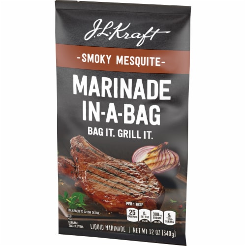 Kraft Marinade In-A-Bag Smoky Mesquite Liquid Marinade Perspective: right