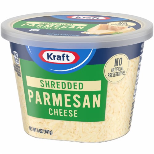 Kraft Shredded Parmesan Cheese Perspective: right