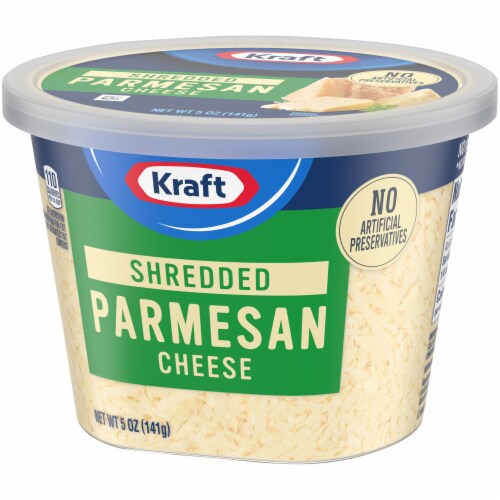 Kraft Shredded Parmesan Cheese Perspective: right