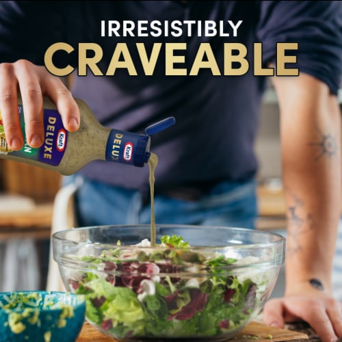 Kraft Deluxe Supreme Italian Salad Dressing Perspective: right