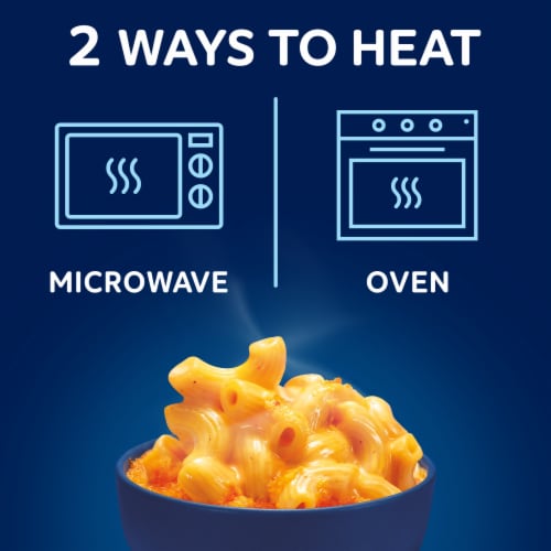 Kraft Frozen Meal Original Cheddar Mac & Cheese Macaroni and Cheese Dinner Perspective: right