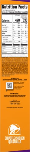 Taco Bell® Chipotle Chicken Quesadilla Meal Kit Perspective: right