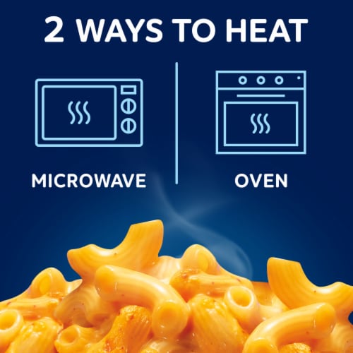 Kraft Frozen Meal Four Cheese Mac & Cheese Macaroni and Cheese Dinner Sharing Size Perspective: right