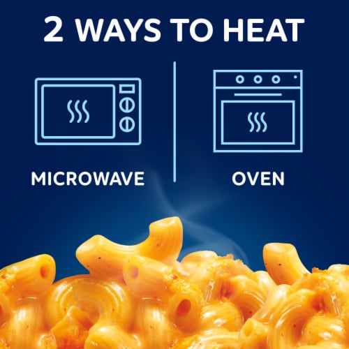 Kraft Deluxe Frozen Dish Original Cheddar Mac & Cheese Cheese Sauce and Pasta Dish Sharing Size Perspective: right