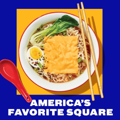 Kraft Singles American Sliced Cheese Perspective: right