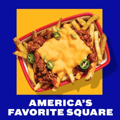 Kraft Singles American Cheese Slices Perspective: right