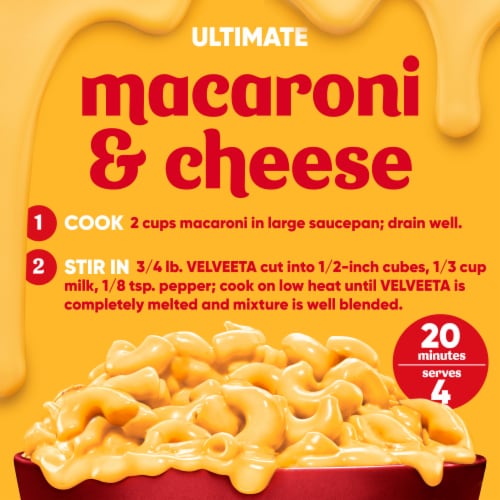 Velveeta Reduced Fat 2% Milk Cheese Perspective: right