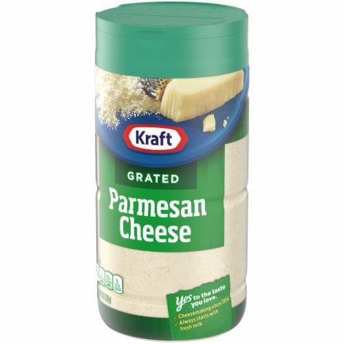 Kraft Parmesan Grated Cheese Perspective: right
