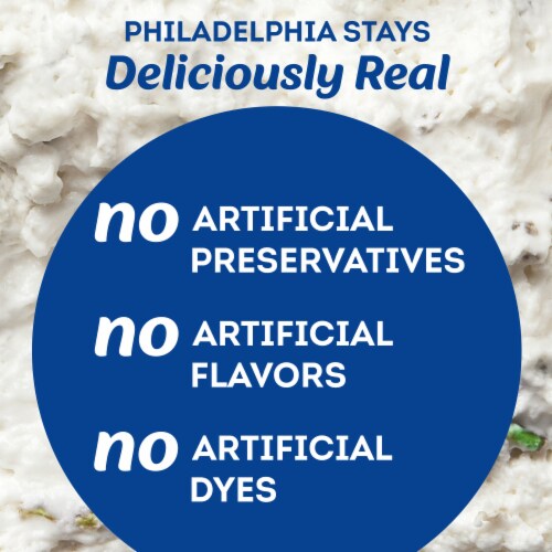 Philadelphia Chive Whipped Cream Cheese Spread Perspective: right