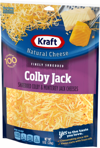 Kraft Colby Jack Finely Shredded Cheese Perspective: right