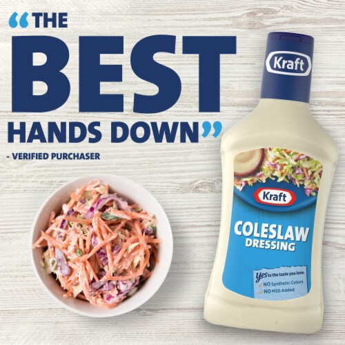 Kraft Coleslaw Salad Dressing Perspective: right
