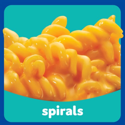 Kraft Spirals Original Mac N Cheese Macaroni and Cheese Dinner Perspective: right