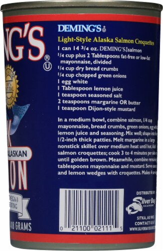 Deming's® Wild Caught Alaskan Pink Salmon Perspective: right