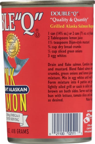 Double "Q"® Wild Caught Alaskan Pink Salmon Perspective: right