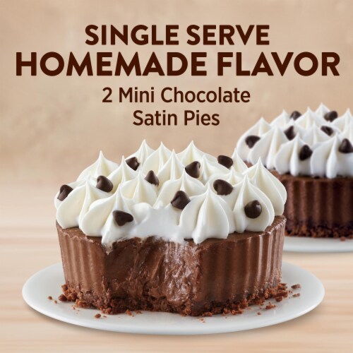 Marie Callender's Chocolate Satin Mini Pies Frozen Dessert Perspective: right