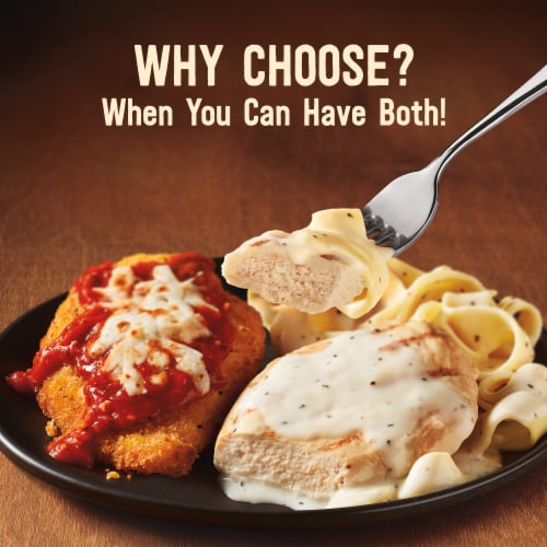 Marie Callender's Duos Chicken Alfredo & Chicken Parmigiana Frozen Meal Perspective: right
