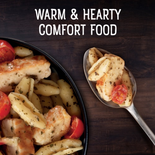 Marie Callender's Grilled Chicken Pesto Cavatelli Bowl Frozen Meal Perspective: right