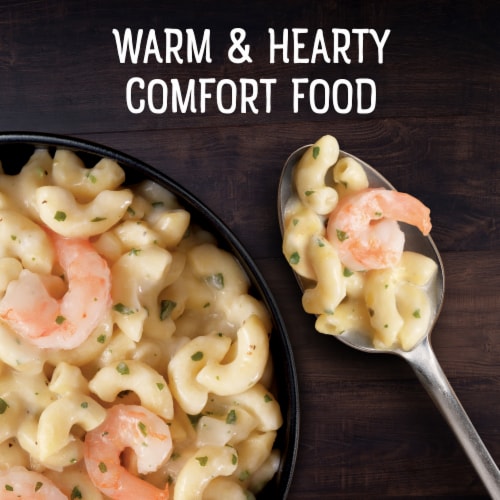 Marie Callender's White Wine And Butter Shrimp Mac And Cheese Bowl Frozen Meal Perspective: right
