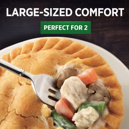 Marie Callender's Creamy Mushroom Chicken Pot Pie Frozen Meal Perspective: right