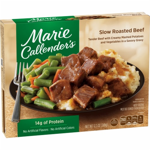 Marie Callender's Slow Roasted Beef Frozen Meal Perspective: right