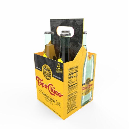 Topo Chico Mineral Bottled Water Perspective: right