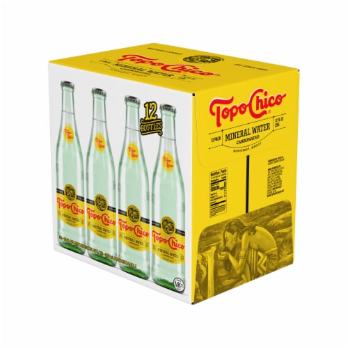 Topo Chico Mineral Sparkling Bottled Water Perspective: right