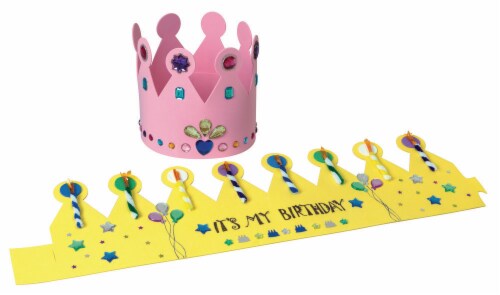 Creativity Street® Assorted Colors WonderFoam® Crowns Perspective: right