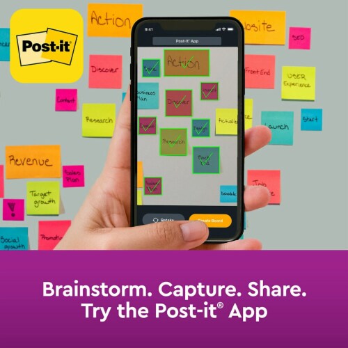 Post-it® Super Sticky Notes Rio de Janeiro Collection Pack Perspective: right