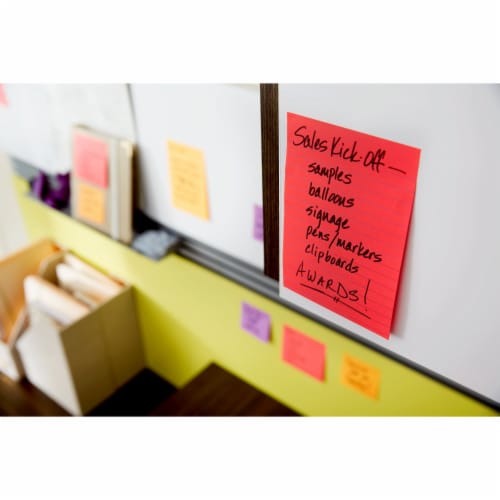 Post-it® Supernova Neon Super Sticky Notes Perspective: right