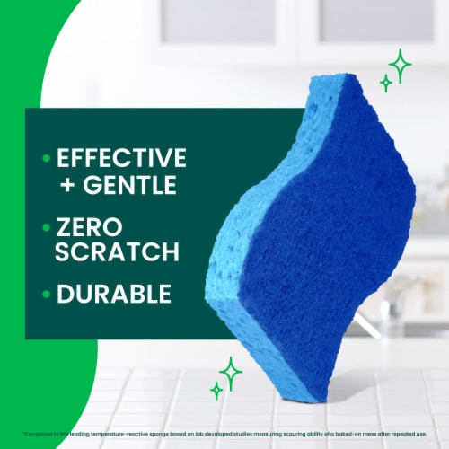 Scotch-Brite® Zero Scratch Scrub Sponge Perspective: right