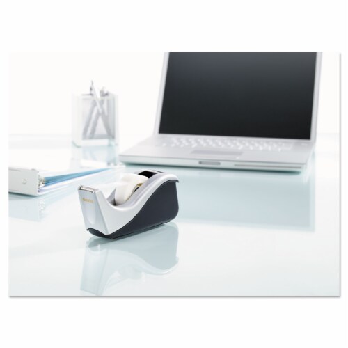 Scotch Value Desktop Tape Dispenser Attached 1  Core Black/Silver C60ST Perspective: right