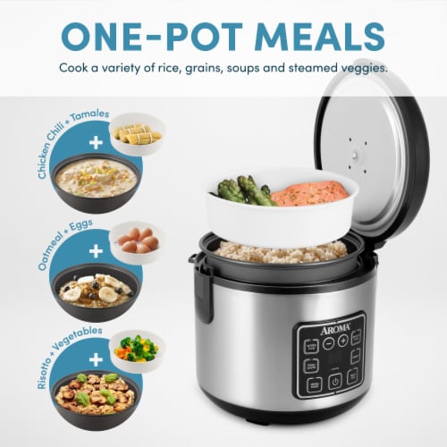 Aroma Housewares Digital Rice & Grain Multicooker Perspective: right
