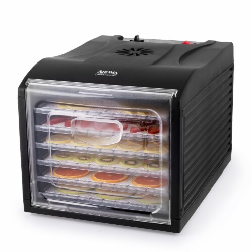 Aroma® Professional 6-Tray Food Dehydrator Perspective: right