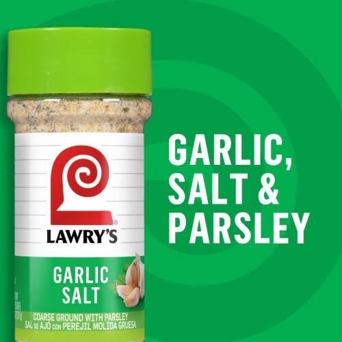 Lawry's Classic Coarse Ground Garlic Salt Perspective: right