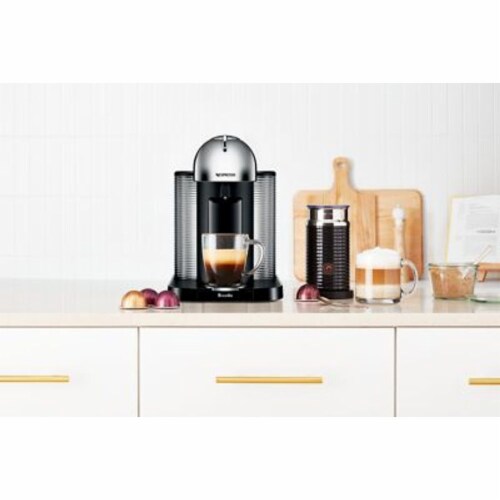 Nespresso Breville Vertuo Coffee & Espresso Machine Bundle - Black/Chrome Perspective: right