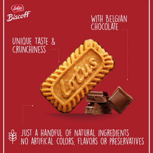 Lotus Biscoff® Belgian Chocolate Cookie Packs Perspective: right