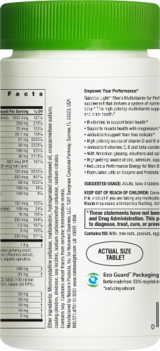 Rainbow Light Men's Multivitamin for Performance Energy Perspective: right