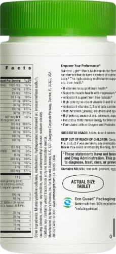 Rainbow Light Men's Multivitamin for Performance Energy Perspective: right