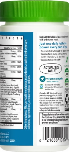 Rainbow Light Men's One High Potency Multivitamin Tablets Perspective: right