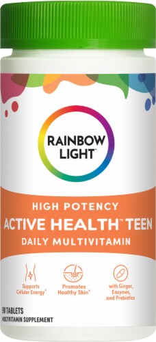 Rainbow Light Active Health Teen Multivitamin Perspective: right