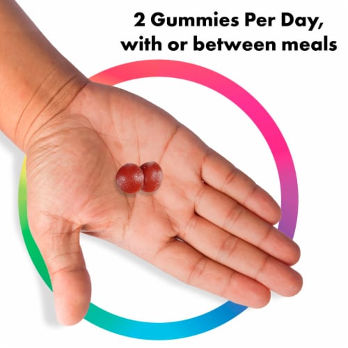 Rainbow Light Probiolicious Probiotic Berry Gummies Perspective: right