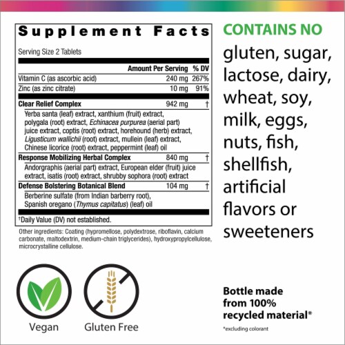 Rainbow Light Counter Attack Immune Support Supplement Perspective: right