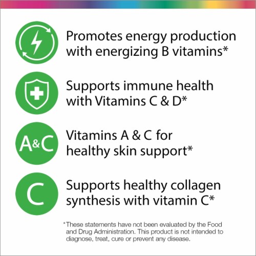 Rainbow Light Women's Multivitamin Gummies Mixed Berry Flavor Perspective: right