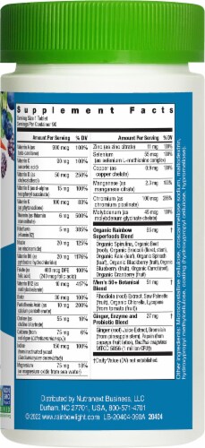 Rainbow Light High Potency Men’s One 50+ Daily Multivitamin Perspective: right