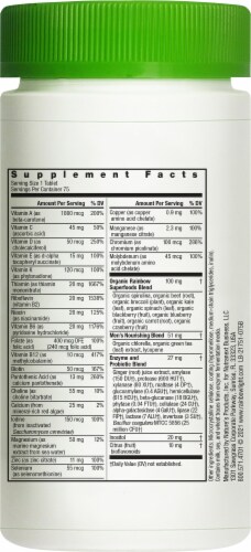 Rainbow Light Men's One Multivitamin Tablets Perspective: right