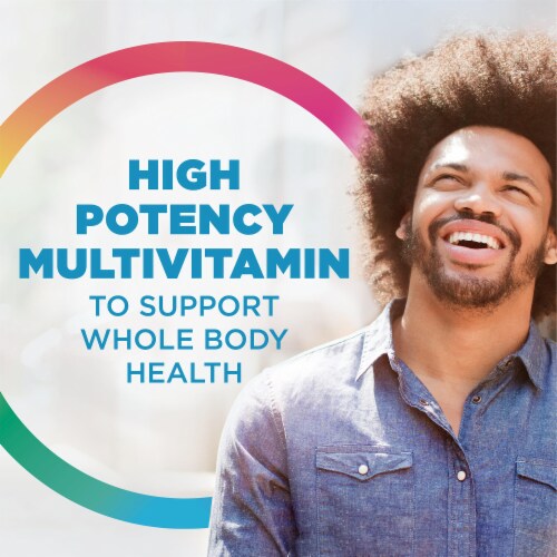 Rainbow Light Men's Multivitamin Capsules Perspective: right