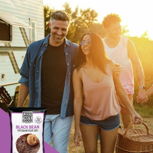 Food Should Taste Good® Multigrain Black Bean Tortilla Chips Perspective: right